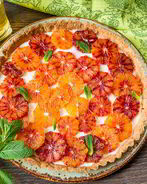 Апельсиновый тарт со сливочным кремом