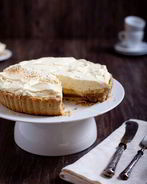 Банановый тарт с кофейным кремом