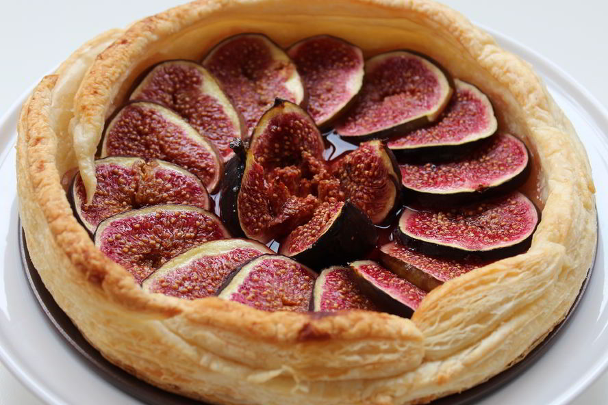 Рецепт быстрого тарта с инжиром