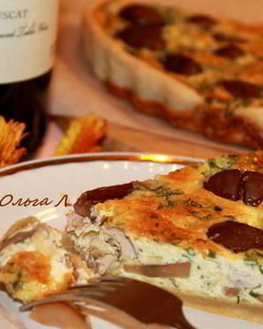 Грибной тарт