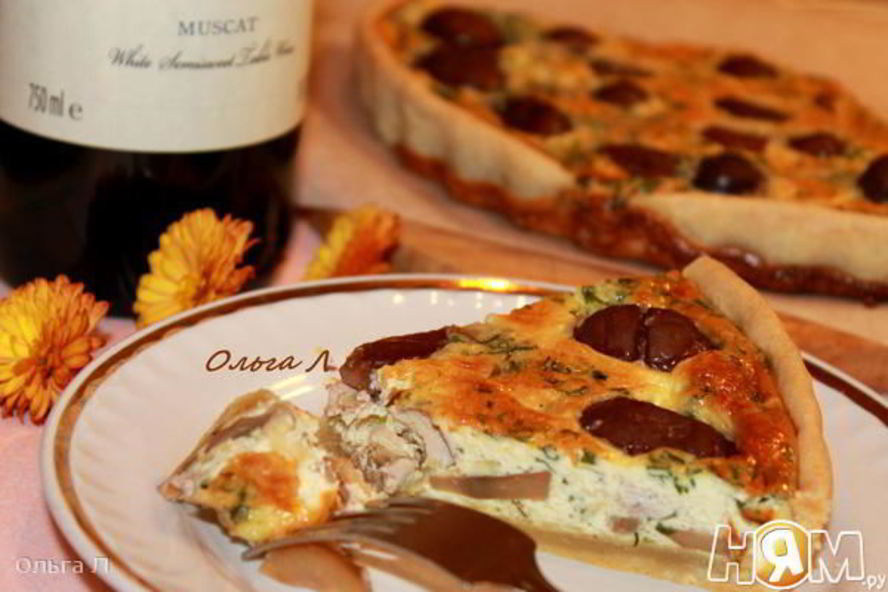 Рецепт грибного тарта