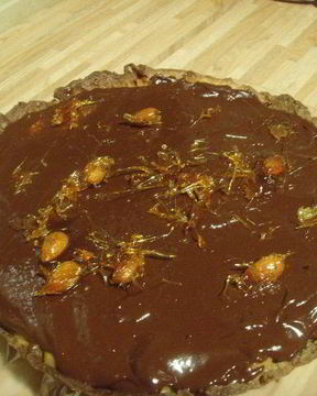 Карамельно-шоколадный тарт