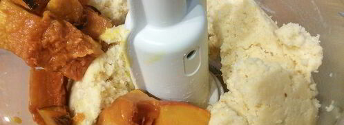 картофельный тарт на тыквенном тесте. Шаг 3