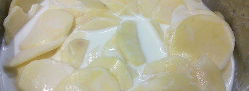 картофельный тарт на тыквенном тесте. Шаг 7