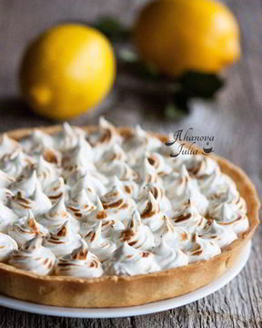 Лимонный тарт с меренгой