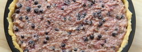 миндальный тарт с черной смородиной. Шаг 13