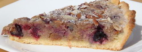 миндальный тарт с черной смородиной. Шаг 14