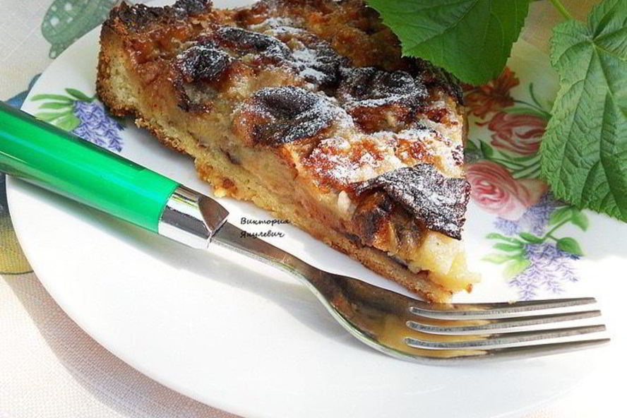 Рецепт нежного бананового тарта