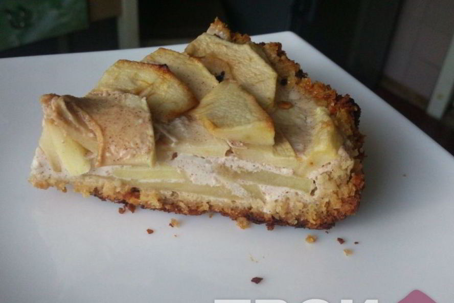 Рецепт овсяного тарта с яблоками