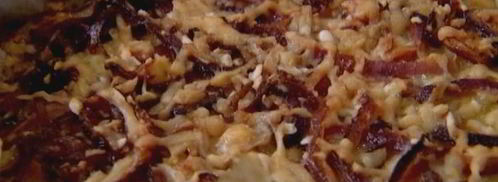 рисовый тарт с карамелизированным луком, сыром и грецкими орехами. Шаг 11