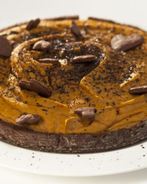 Шоколадно-тыквенный тарт