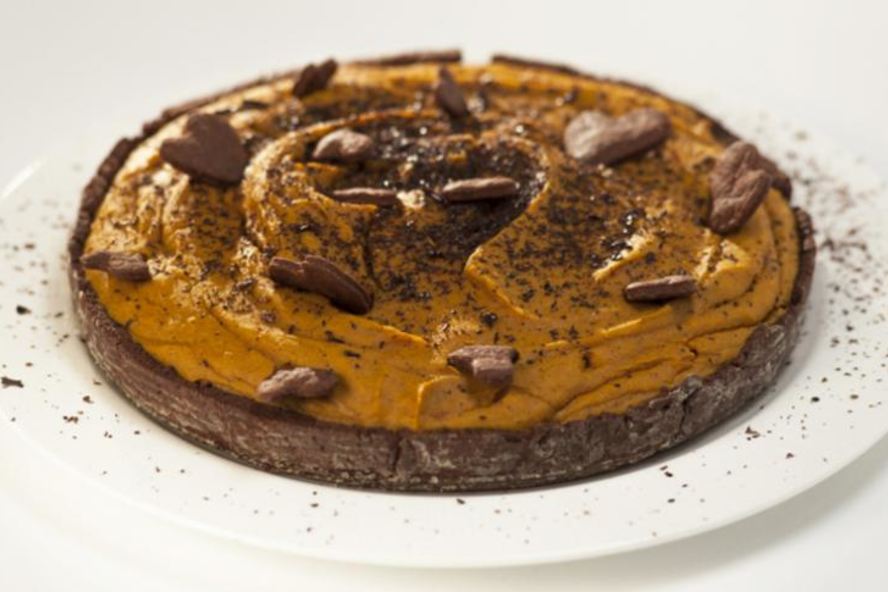 Рецепт шоколадна-тыквенного тарт