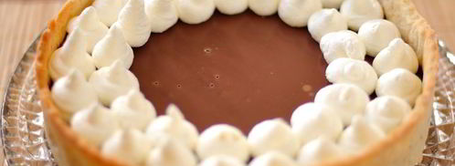 шоколадный тарт с карамелью и соленым арахисом. Шаг 7