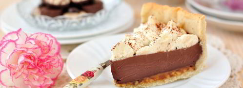 шоколадный тарт с карамелью и соленым арахисом. Шаг 8