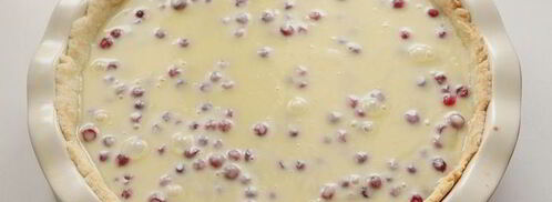 тарт с белым шоколадом и брусникой. Шаг 10