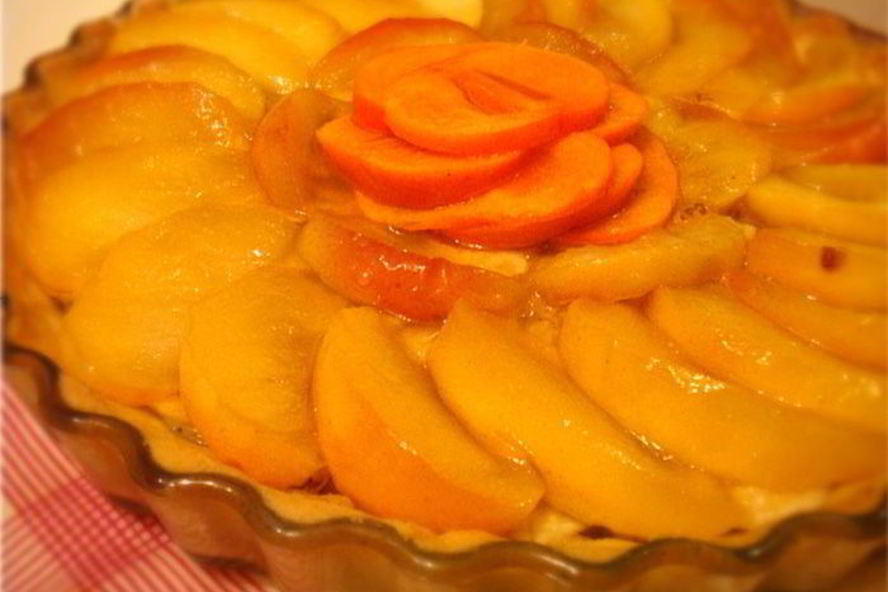 Рецепт тарта с карамелизованными яблоками