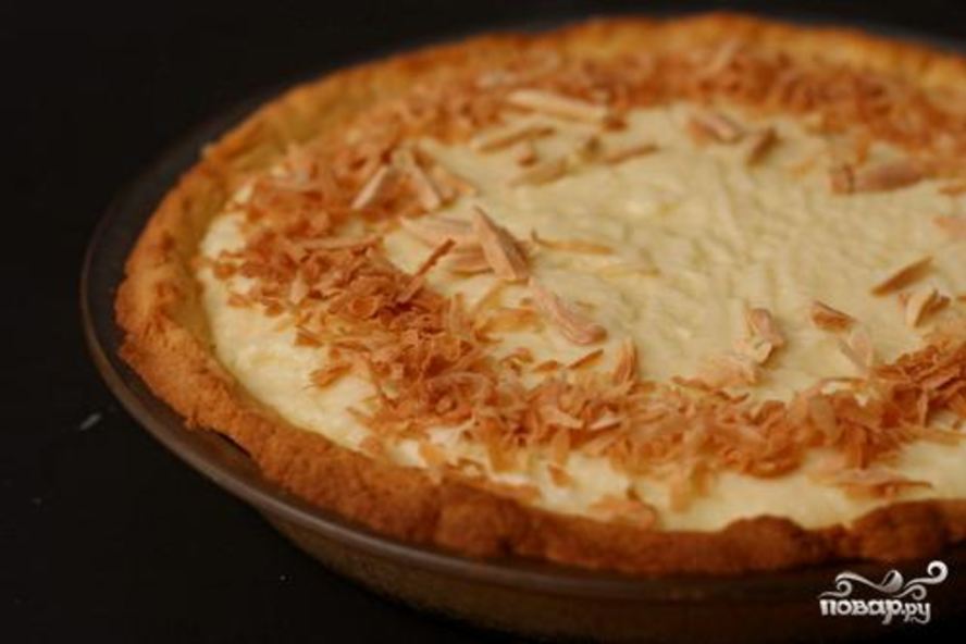 Рецепт тарта с кокосовым кремом