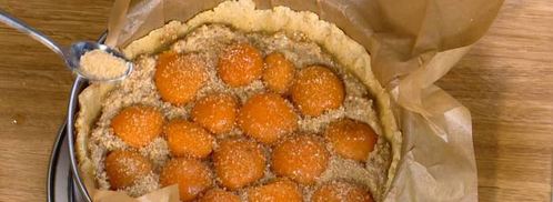 тарт с консервированными абрикосами. Шаг 9