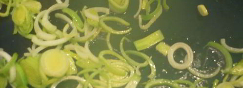 тарт с креветками и луком-пореем. Шаг 5