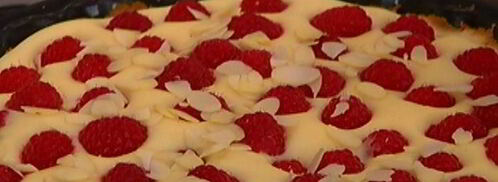 тарт с малиной и миндалем. Шаг 10