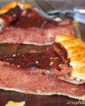 Тарт с маскарпоне и грецкими орехами