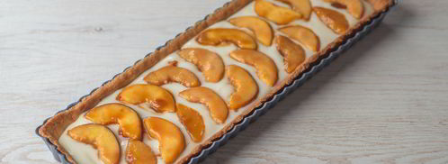 тарт с персиками и заварным кремом. Шаг 14