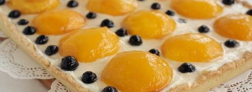 тарт с персиками. Шаг 9