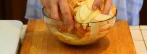 тарт с розами из яблок. Шаг 8