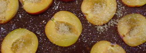 тарт с шоколадным кремом и сливами. Шаг 9