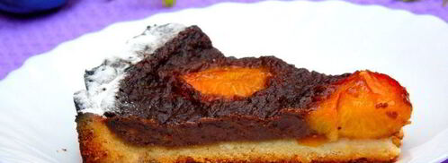 тарт с шоколадным кремом и сливами. Шаг 10