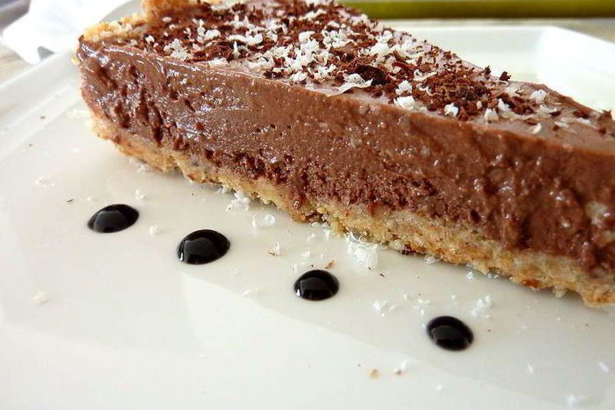 Рецепт тарта с шоколадным муссом