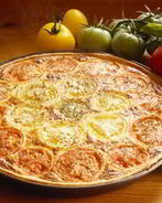 Тарт с томатами и сырным кремом по-итальянски