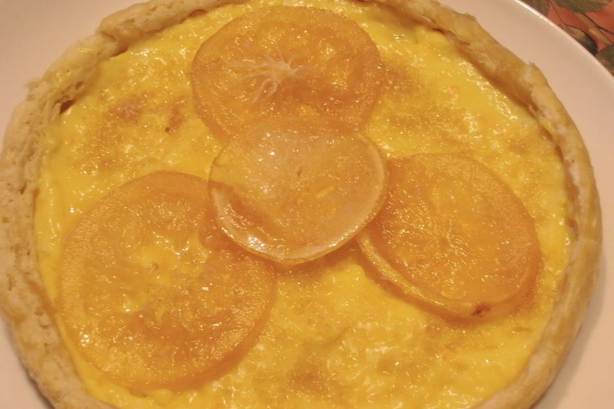 Рецепт тарта с цитрусовыми и виски
