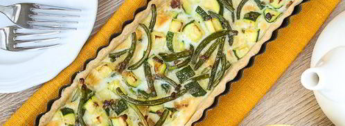 тарт с цуккини и чесночными стрелками. Шаг 32