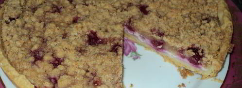 тарт с творогом и малиной. Шаг 15