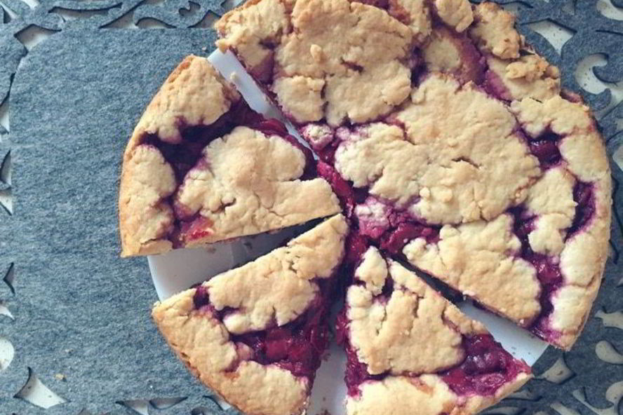 Рецепт тарта с вишней