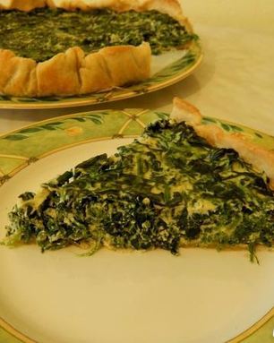 Тарт со шпинатом и рикоттой