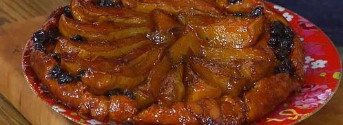 тарт татен с грушами и изюмом. Шаг 12