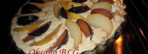 тарт творог, фрукты, карамель. Шаг 9