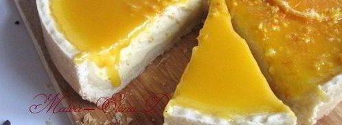 творожный тарт с мандариновым соусом. Шаг 20