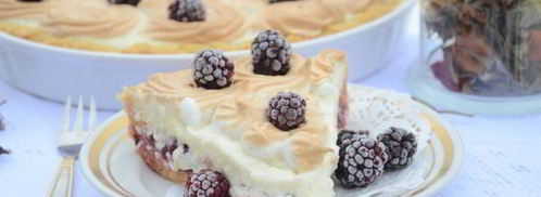 творожный тарт с персиками. Шаг 12