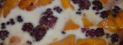 творожный тарт с персиками. Шаг 5