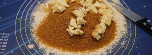 тыквенный тарт с апельсином на ореховом тесте. Шаг 2