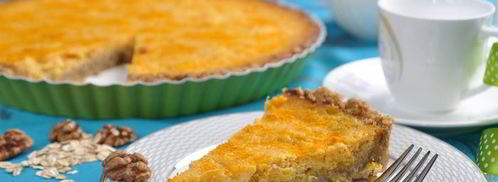 тыквенный тарт с апельсином на ореховом тесте. Шаг 11