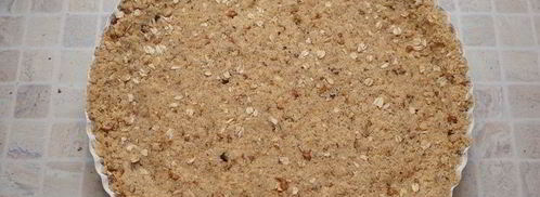 тыквенный тарт с апельсином на ореховом тесте. Шаг 4