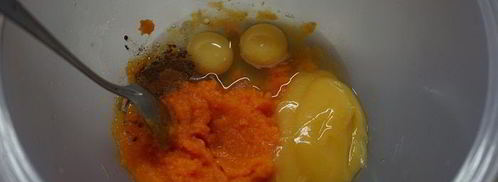 тыквенный тарт с апельсином на ореховом тесте. Шаг 6