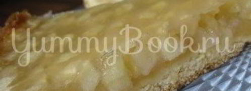 заливной яблочный тарт с вином. Шаг 13