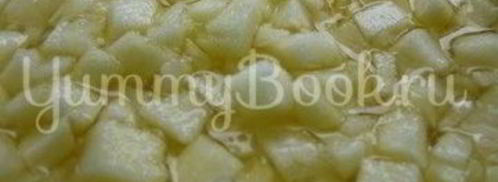 заливной яблочный тарт с вином. Шаг 3