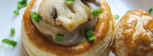 волованы из слоеного теста. Шаг 9