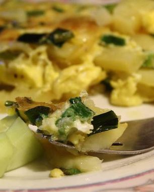 Картофель в яичнице Пир студента